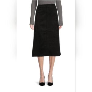 NWT MAX STUDIO Faux Midi Skirt, Size S